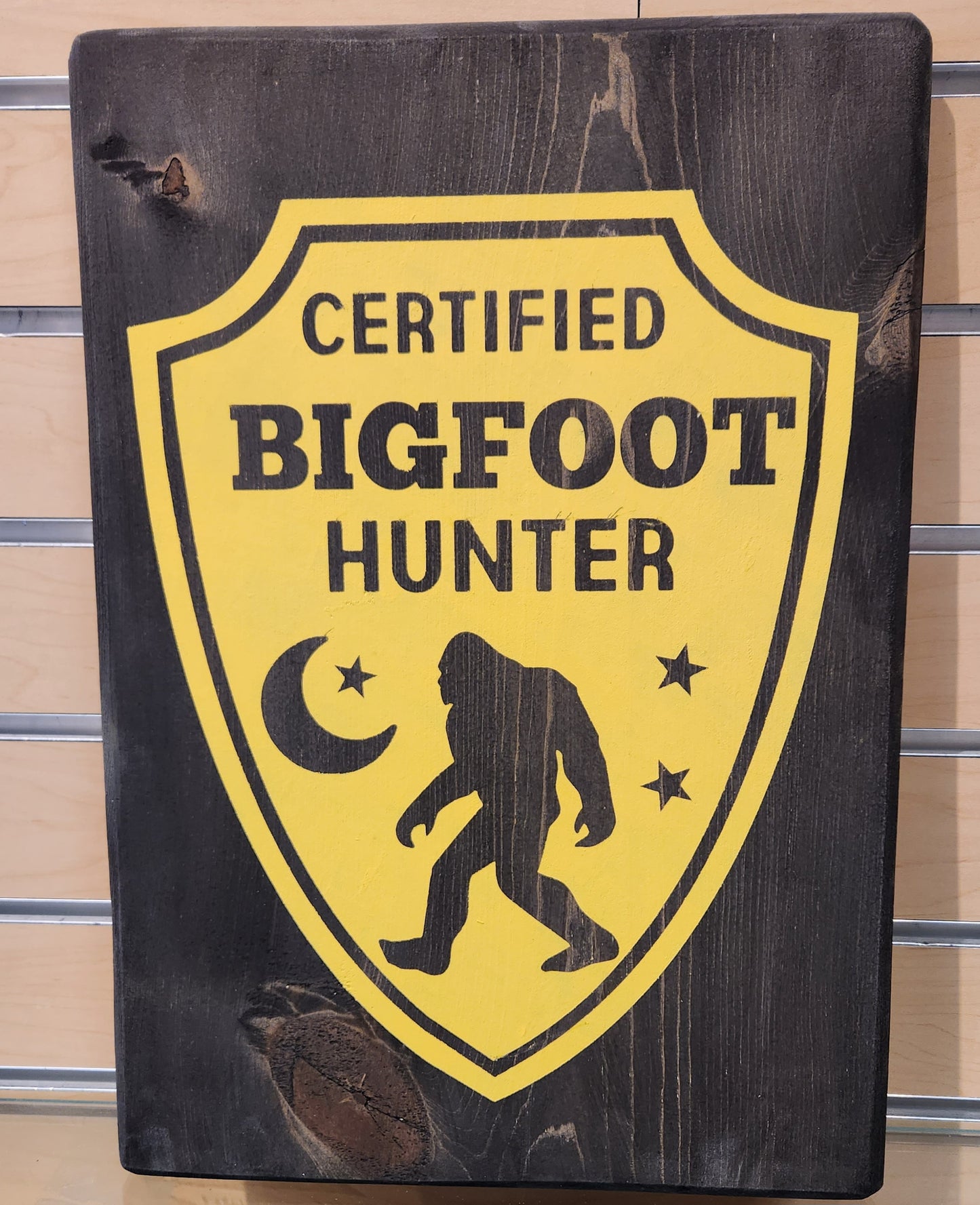 Certified Big Foot hunter