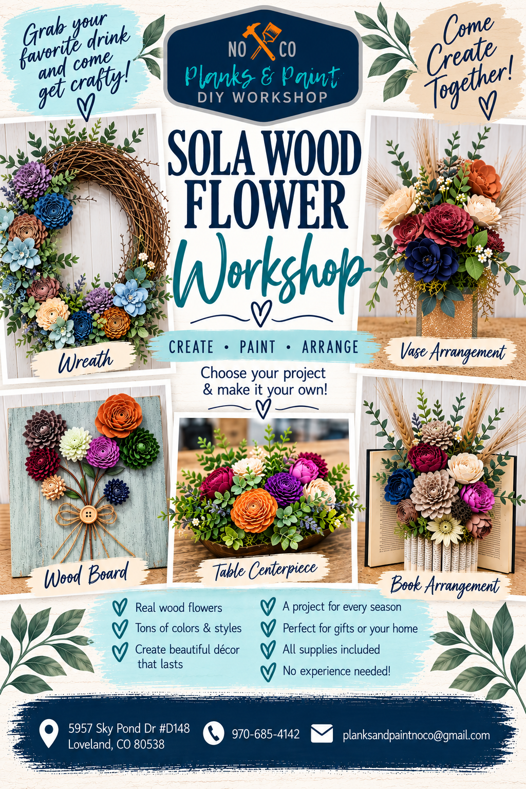 Sola Wood Flower Workshop