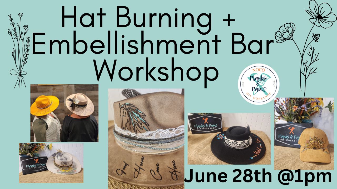 DIY Hat Bar Experience 6/28 @1pm