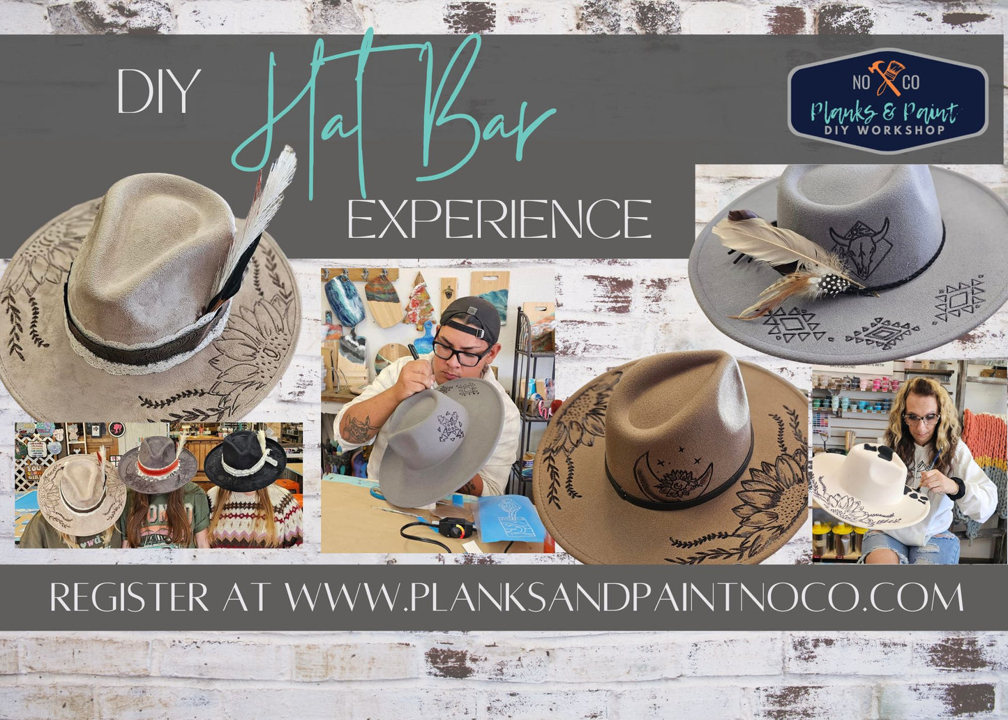 DIY Hat Bar Experience - 7/21/24 @12pm