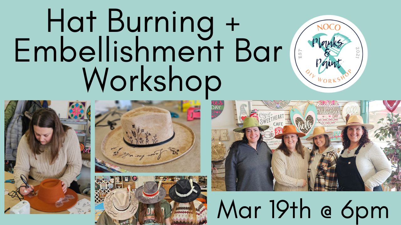 DIY Hat Bar Experience - 3/19/25 @6pm