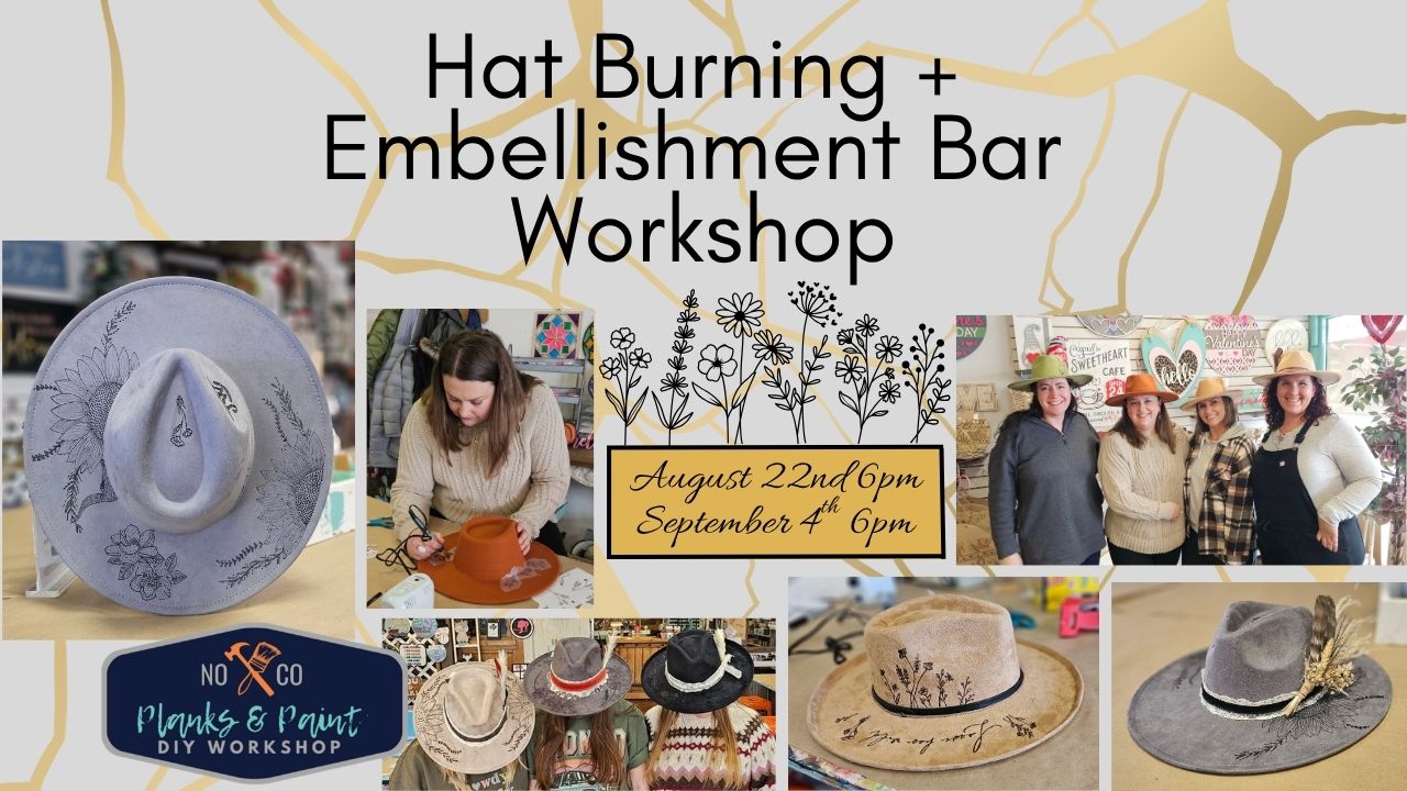 DIY Hat Bar Experience 9/4/25 @6pm