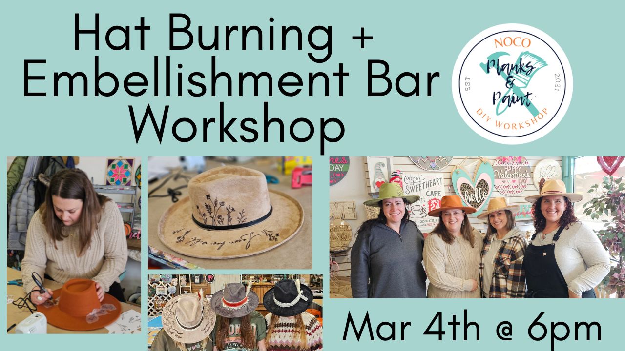DIY Hat Bar Experience - 3/4/25 @6pm