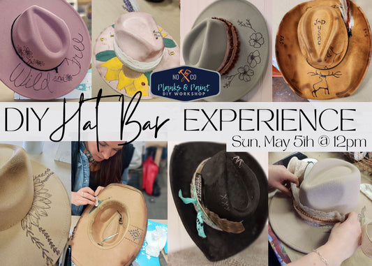 DIY Hat Bar Experience - 5/5/24 @12pm