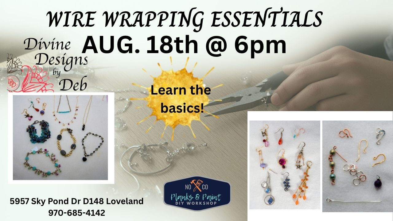 Wire Wrapping Essentials 8/18 @6pm