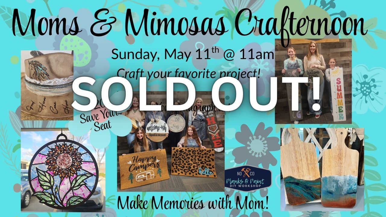 Mom's and Mimosa's Crafternoon 5/11/25 @11am
