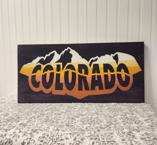 Colorado Mountain Silhouette - NOCO