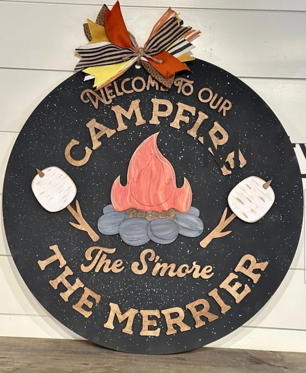 Welcome to our campfire the smore 22" 3D