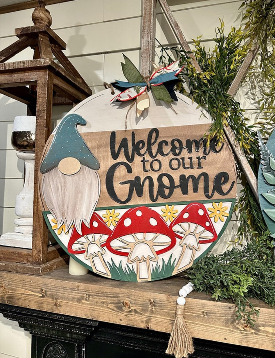 Welcome to our Gnome Mushroom 22" 3D