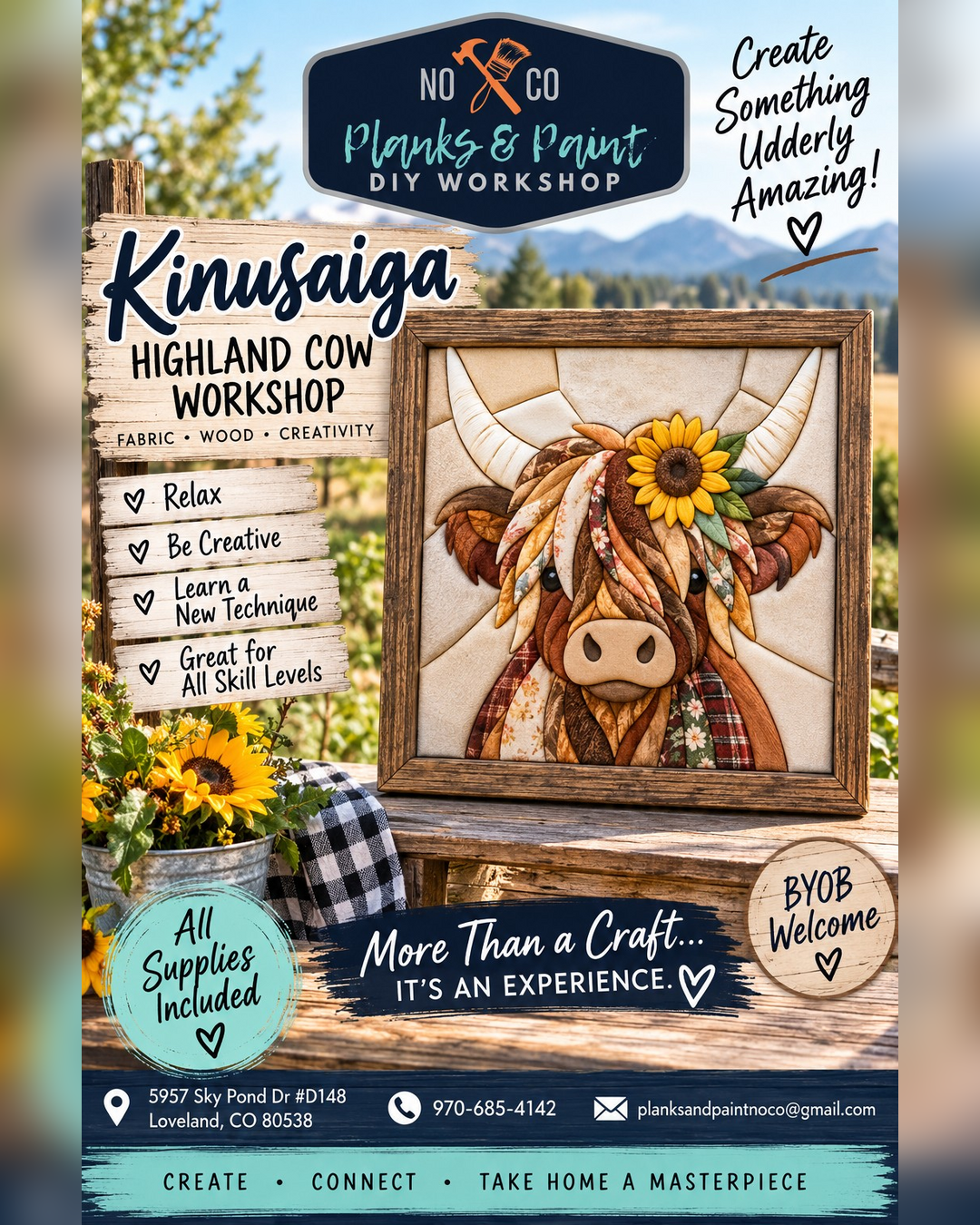 Kinusaiga Highland Cow Workshop