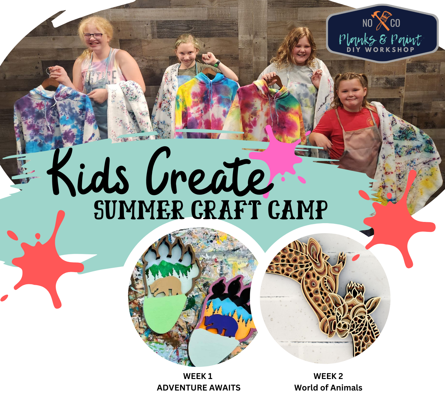 Kid's Create Summer Craft Camp 2024 - NOCO (Loveland)