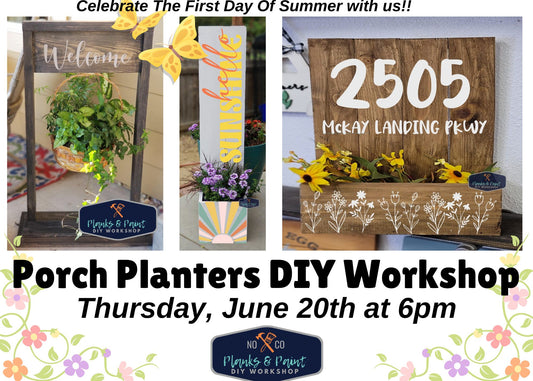 Porch Planters DIY Workshop 6.20.24 @ 6PM