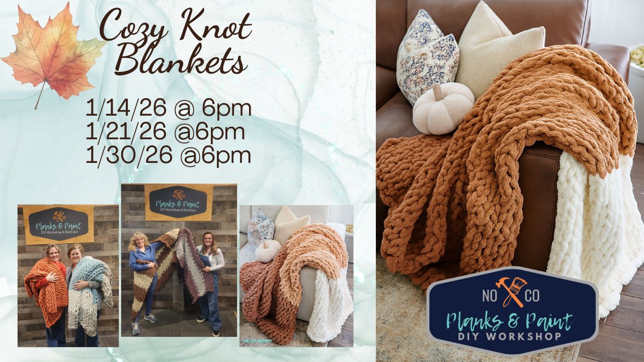 Cozy Knot Blanket Workshops