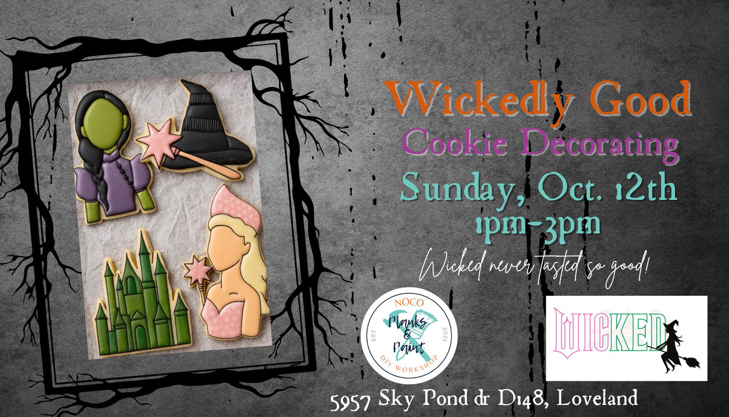Wickedly Good Royal Icing Cookie Decorating Class