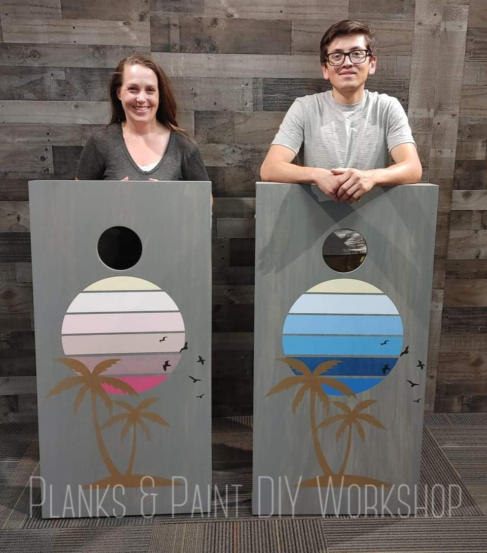 Create Your Own Cornhole Set July 28th @ 12pm-4PM - Cornhole Boards