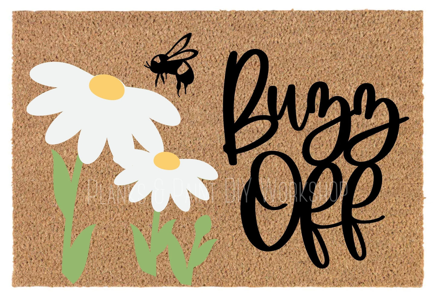 Buzz Off Door Mat
