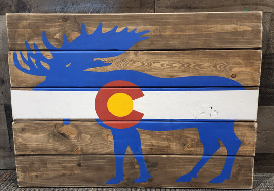 Colorado Moose Flag