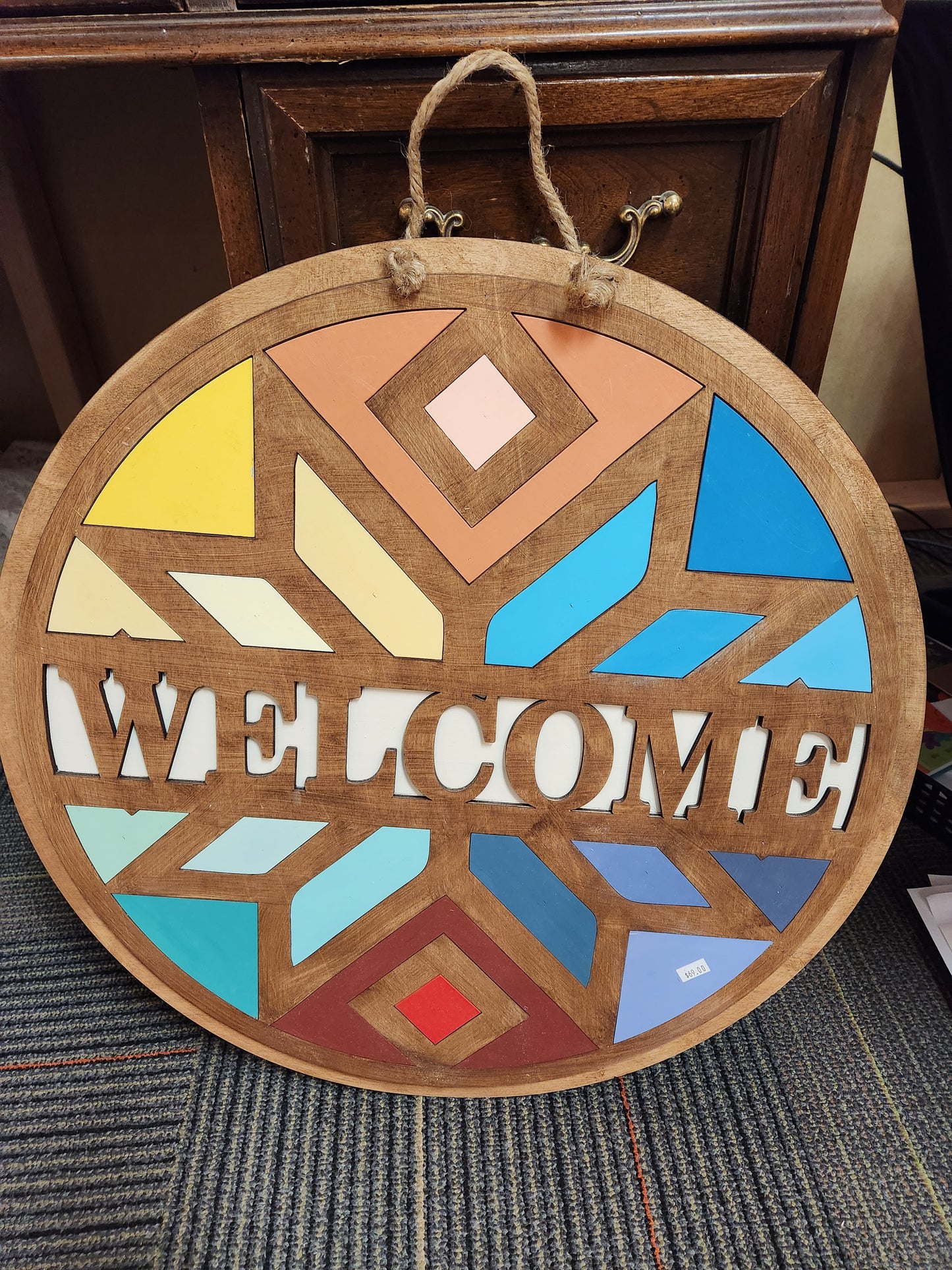 Welcome Quilt (22") 3D Door Hanger