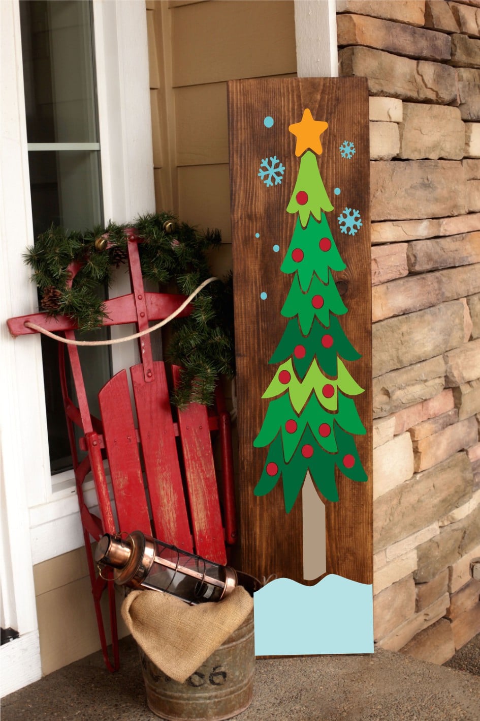 Whimsy Tree Porch Leaner - NOCO