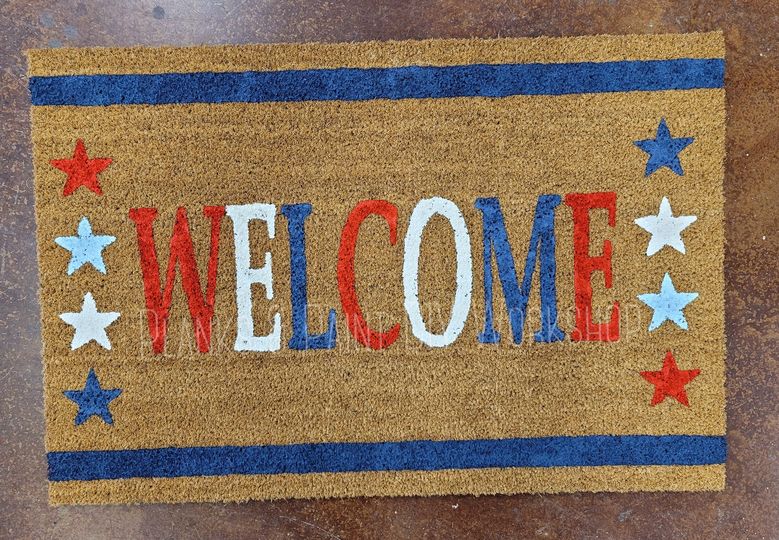Welcome Stars & Stripes Door Mat - NOCO