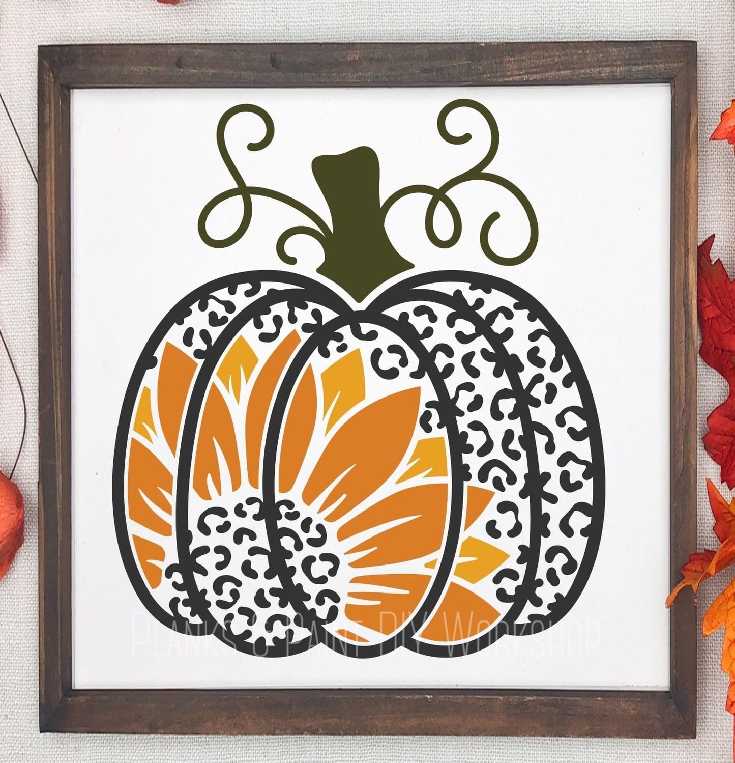 Leopard Sunflower Pumpkin