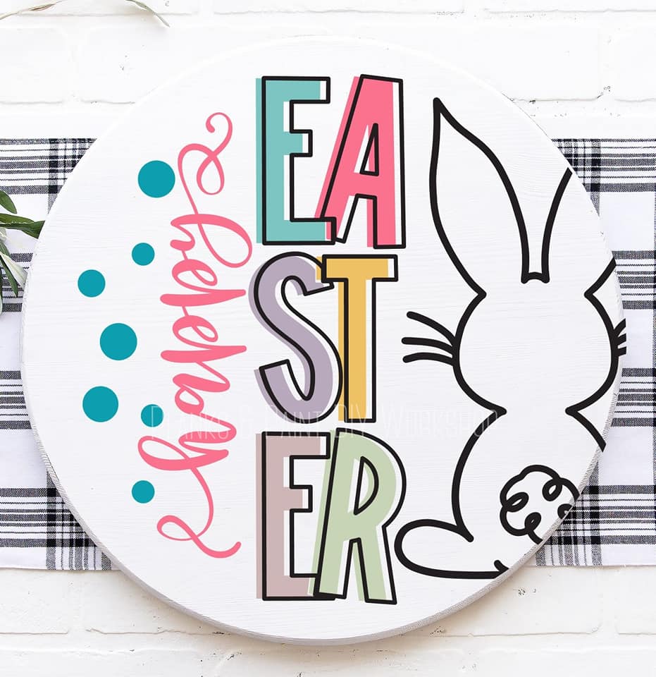 Happy Easter Bunny Butt