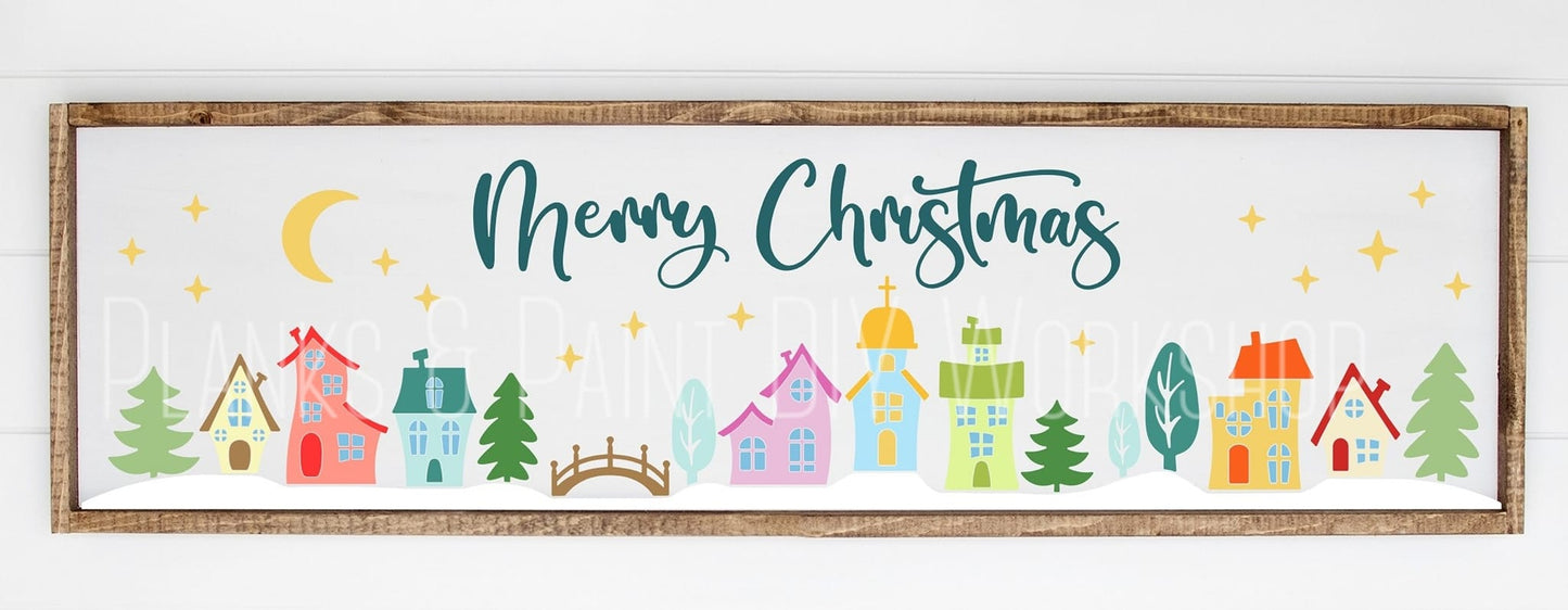 Merry Christmas Village