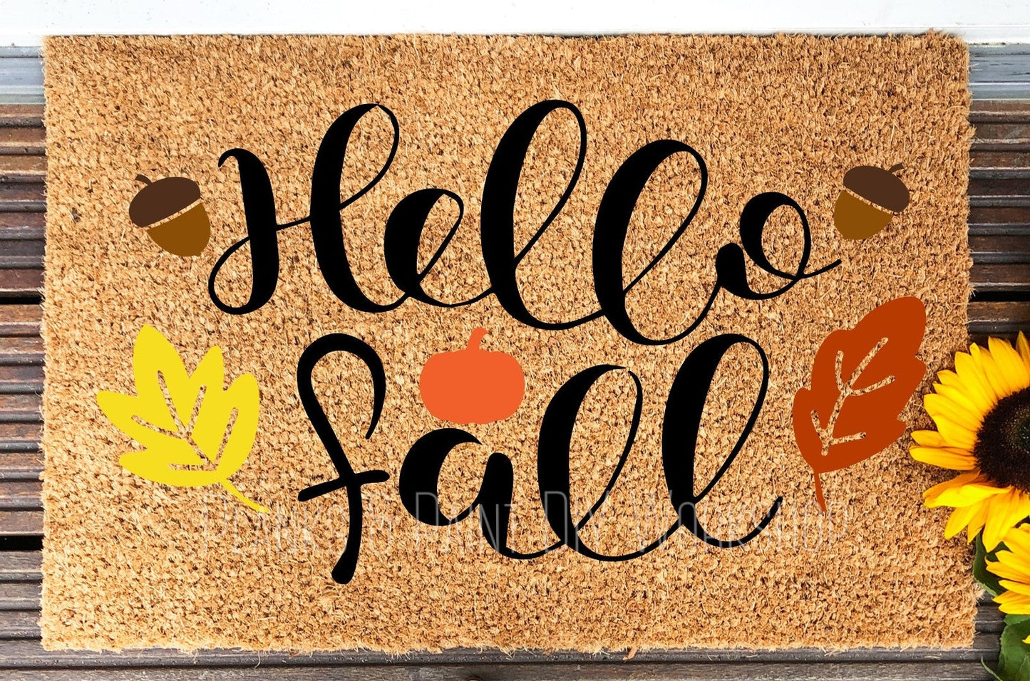 Hello Fall Door Mat