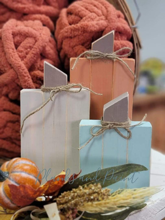 Chunky Pumpkins (Set of 3)