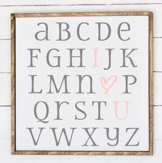 I Love U (Alphabet) - NOCO