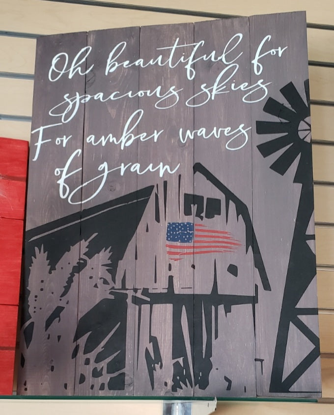 Patriotic Barn - NoCo