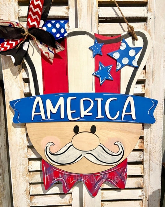 Uncle Sam 3D Door Hanger UNPAINTED