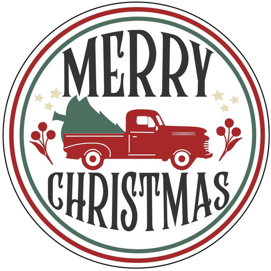 Merry Christmas Truck circle - NOCO