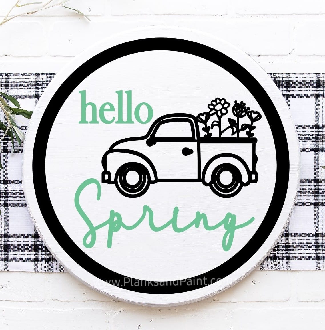 Hello Spring Round