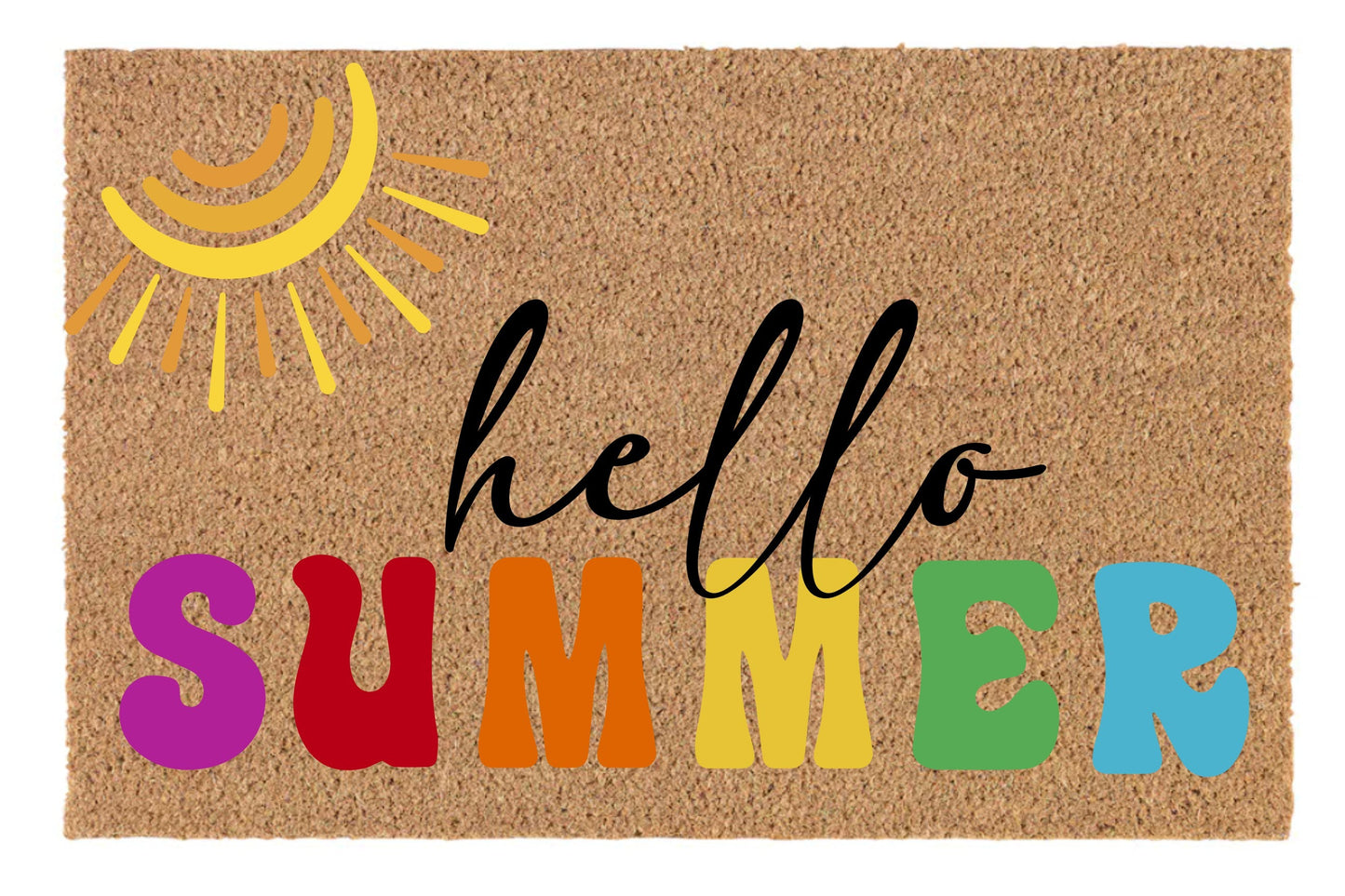 Hello Summer Door Mat