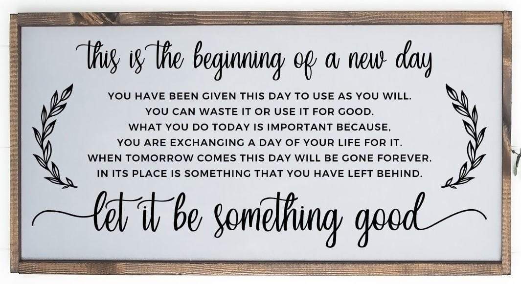 This is the Beginning of a New Day - NOCO