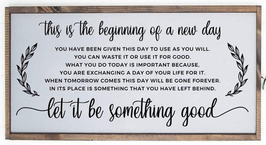 This is the Beginning of a New Day - NOCO