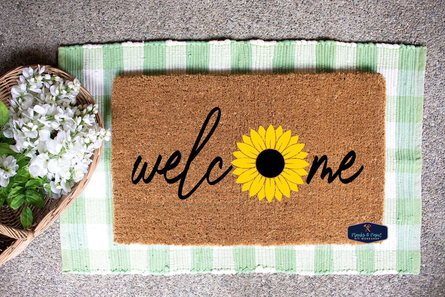 Welcome Sunflower Door Mat - NOCO