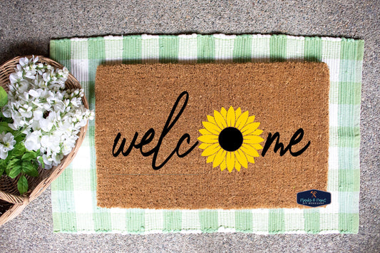 Welcome Sunflower Door Mat - NOCO