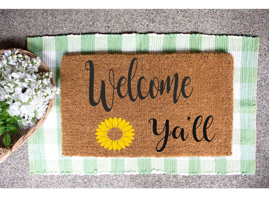Welcome Y'all Door Mat - NOCO
