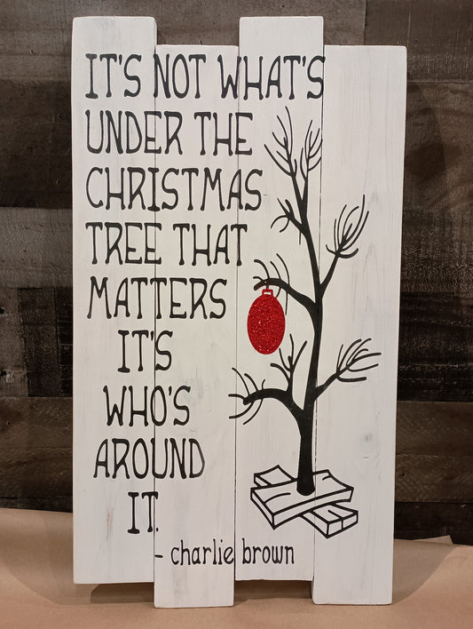 It's Not what is Under the Tree