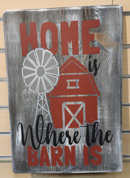 Home is where the barn is
