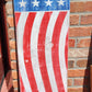 Wavy American flag Porch Leaner