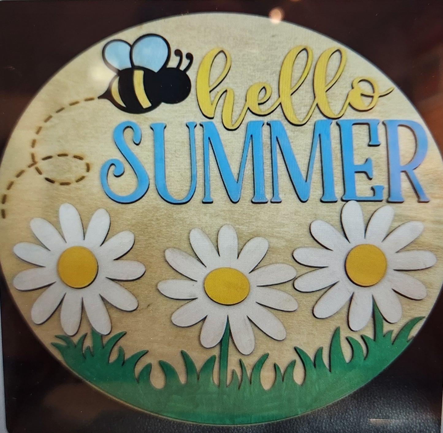 Hello Summer Bee 22" 3D