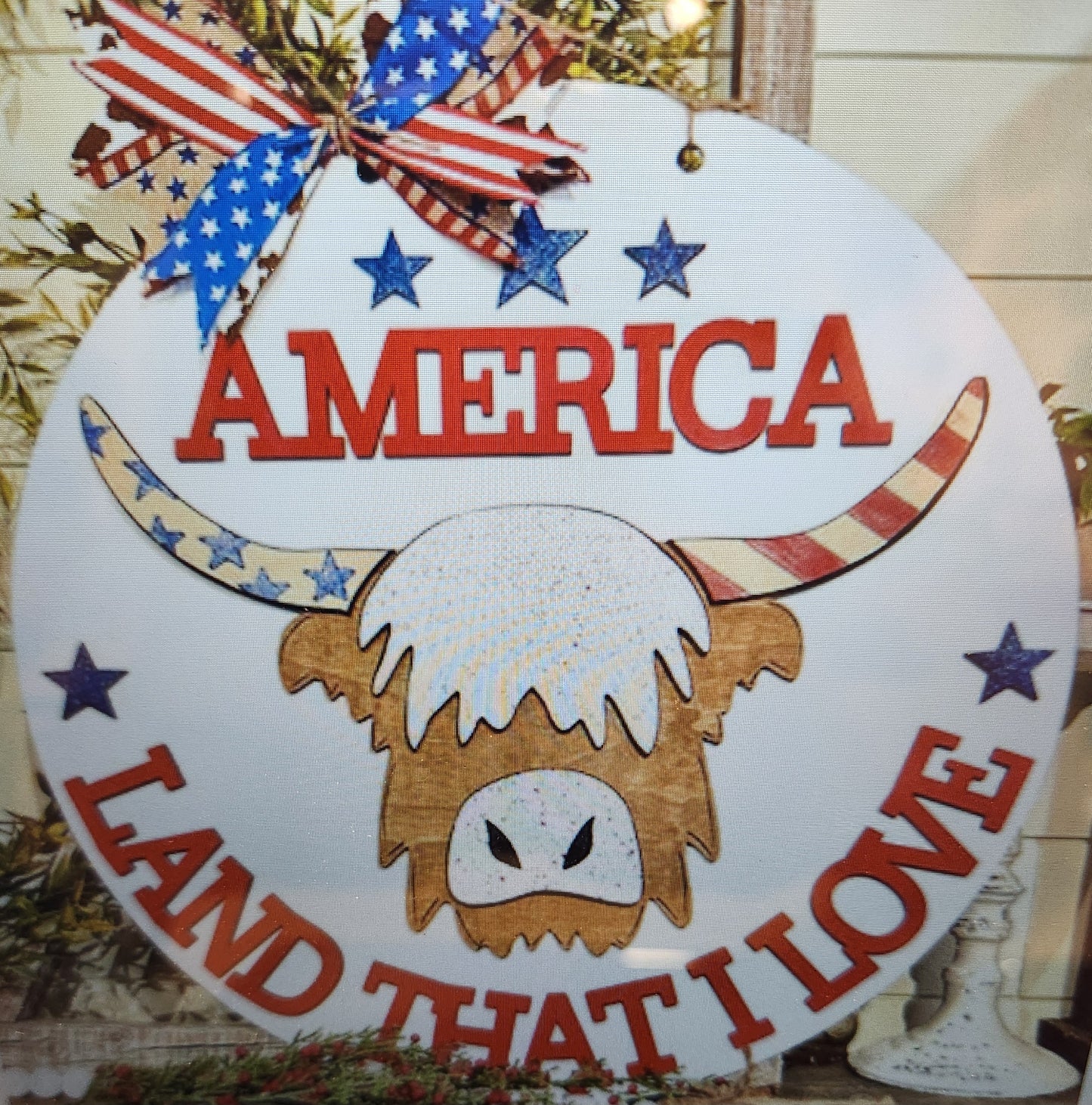 America Land That I Love Highland 18" 3D