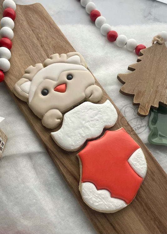 Reindeer Royal Icing Cookie Decorating Class 11/22/24 @6pm