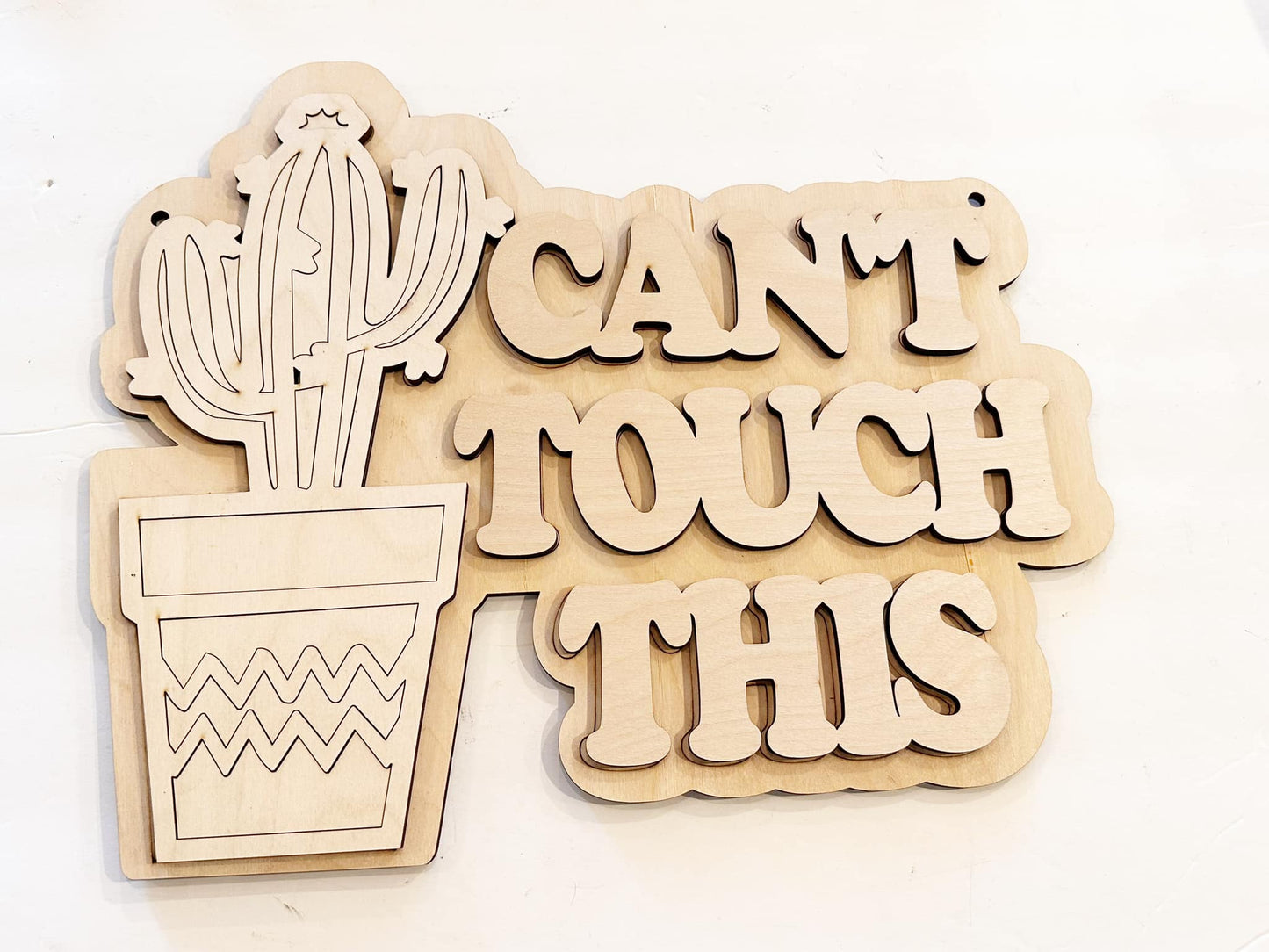 Kids Can't Touch This Door Hanger
