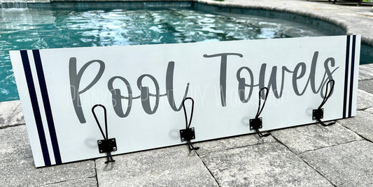 Pool Towels Hanger