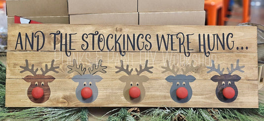 Reindeer Stocking Holder