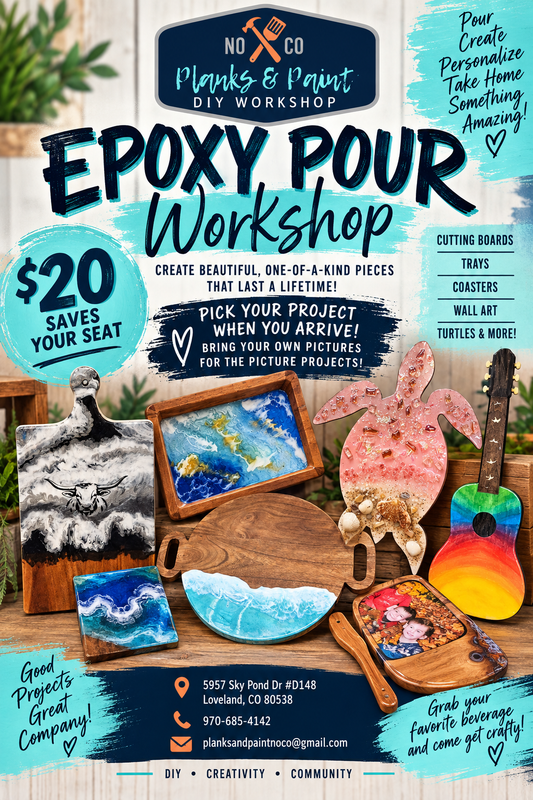 Epoxy Resin Pour Workshop